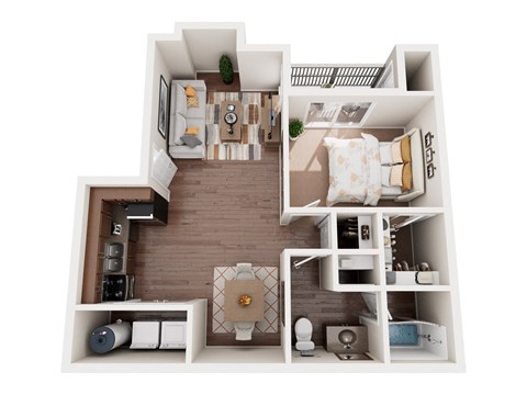 a 3 bedroom floor plan with a bathroom and a living room